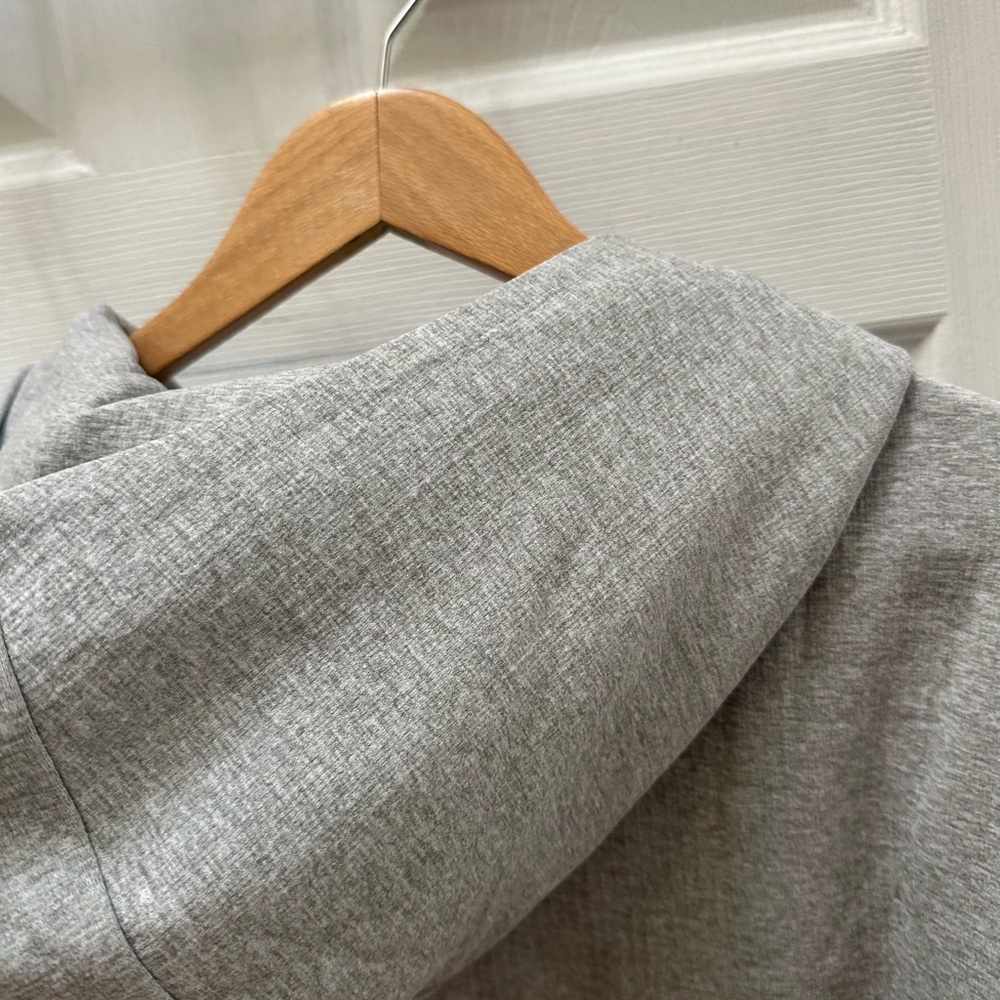 NOBULL Women's Drive Heather Gray Pullover Hoodie zip sweatshirt L Large - Picture 8 of 9